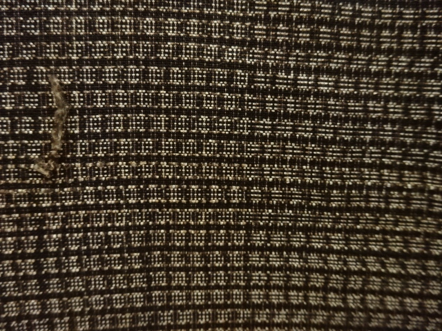 JAPANESE KIMONO / ANTIQUE MENS KIMONO / SILK / DORO OSHIMA TSUMUGI